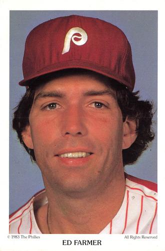 1983 Tastykake Philadelphia Phillies #NNO Ed Farmer Front