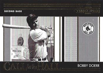 2004 Donruss Timelines - Call to the Hall #CH-4 Bobby Doerr Front