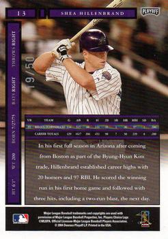 2004 Playoff Honors - Credits Silver #13 Shea Hillenbrand Back