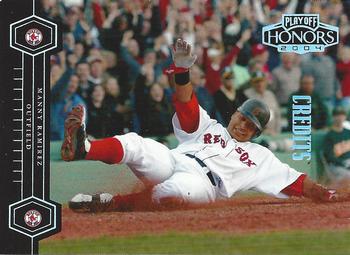 2004 Playoff Honors - Credits Silver #38 Manny Ramirez Front