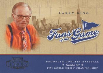 2004 Playoff Honors - Fans of the Game #255FG-5 Larry King Front