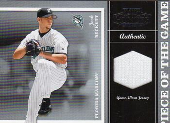 2004 Playoff Honors - Piece of the Game Jersey #PG-15 Josh Beckett Front