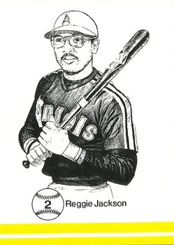 1986 Big Apple California All Stars (Unlicensed) #2 Reggie Jackson Front