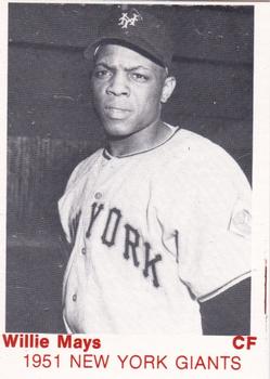 1975 TCMA 1951 New York Giants (Red Names) #NNO Willie Mays Front