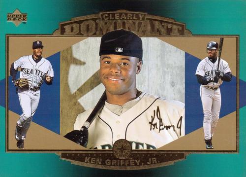 1997 Upper Deck Clearly Dominant 5x7 #CD1 Ken Griffey, Jr. Front