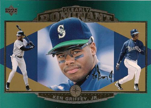 1997 Upper Deck Clearly Dominant 5x7 #CD2 Ken Griffey, Jr. Front