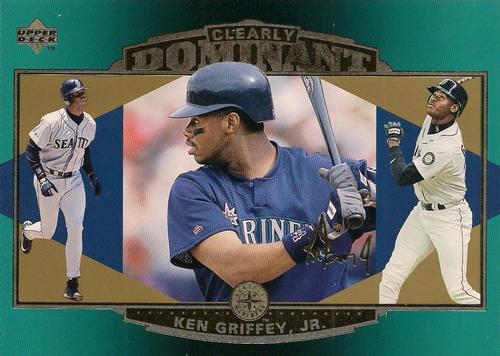 1997 Upper Deck Clearly Dominant 5x7 #CD4 Ken Griffey, Jr. Front