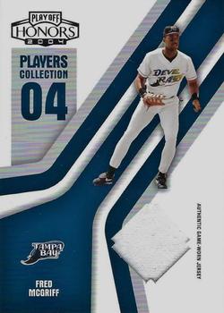 2004 Playoff Honors - Players Collection Jersey Blue #PC-26 Fred McGriff Front