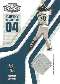 2004 Playoff Honors - Players Collection Jersey Blue #PC-54 Magglio Ordonez Front