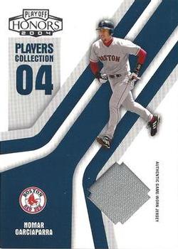 2004 Playoff Honors - Players Collection Jersey Blue #PC-64 Nomar Garciaparra Front