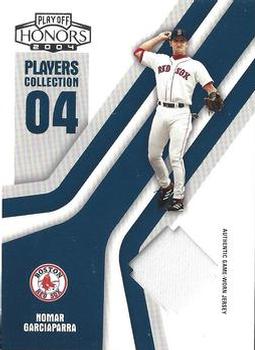 2004 Playoff Honors - Players Collection Jersey Blue #PC-65 Nomar Garciaparra Front