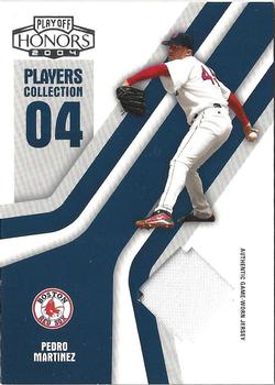 2004 Playoff Honors - Players Collection Jersey Blue #PC-69 Pedro Martinez Front