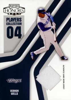 2004 Playoff Honors - Players Collection Jersey Blue #PC-98 Vernon Wells Front