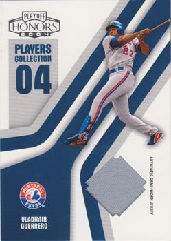 2004 Playoff Honors - Players Collection Jersey Blue #PC-99 Vladimir Guerrero Front
