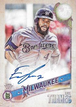 2018 Topps Gypsy Queen - Base Jackie Robinson Day Variation Autographs #118 Eric Thames Front