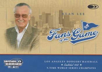 2004 Donruss World Series - Fans of the Game #FG-2 Stan Lee Front