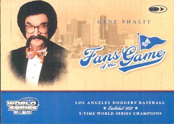 2004 Donruss World Series - Fans of the Game #FG-4 Gene Shalit Front