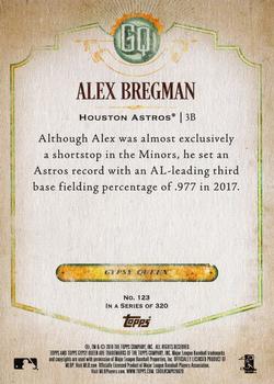 2018 Topps Gypsy Queen - GQ Logo Swap #123 Alex Bregman Back