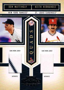 2004 Playoff Honors - Quad Material #Q-1 Don Mattingly / Mark Grace / Will Clark / Keith Hernandez Front
