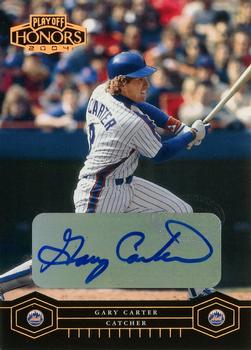 2004 Playoff Honors - Signature Bronze #123 Gary Carter Front