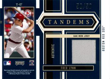 2004 Playoff Honors - Tandem Material #T-17 Jim Rice / Fred Lynn Back