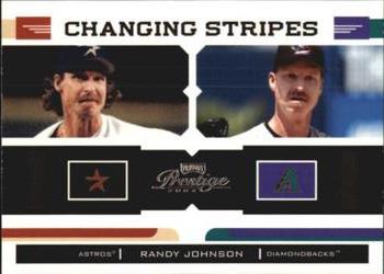 2004 Playoff Prestige - Changing Stripes #CS-7 Randy Johnson Front