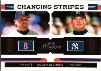 2004 Playoff Prestige - Changing Stripes #CS-24 Roger Clemens  Front