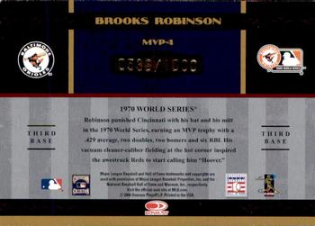 2004 Donruss World Series - MVP #MVP-4 Brooks Robinson Back