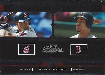 2004 Playoff Prestige - Changing Stripes Foil #CS-16 Manny Ramirez Front