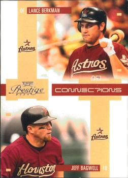 2004 Playoff Prestige - Connections #C-17 Jeff Bagwell / Lance Berkman Front