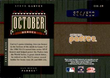 2004 Donruss World Series - October Heroes #OH-19 Steve Garvey Back