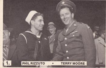 1975 TCMA Guam WW2 #1 Phil Rizzuto / Terry Moore Front