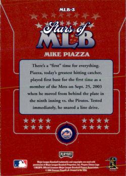 2004 Playoff Prestige - Stars of MLB #MLB-3 Mike Piazza Back