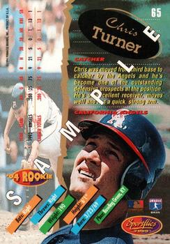 1994 Sportflics 2000 Rookie & Traded - Samples #65 Chris Turner Back