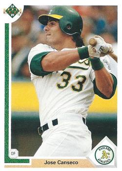 1991 Upper Deck #155 Jose Canseco Front