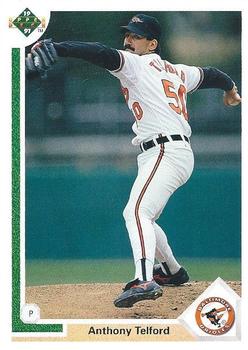 1991 Upper Deck #304 Anthony Telford Front