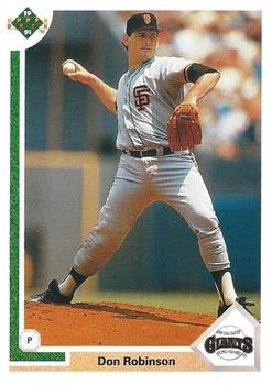 1991 Upper Deck #402 Don Robinson Front