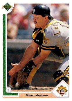 1991 Upper Deck #129 Mike LaValliere Front