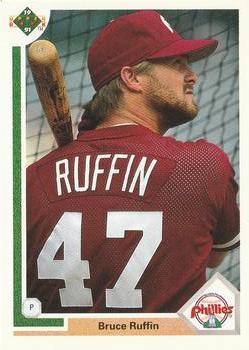 1991 Upper Deck #410 Bruce Ruffin Front