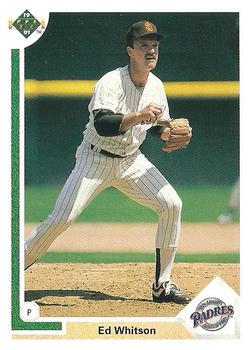 1991 Upper Deck #312 Ed Whitson Front