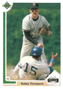 1991 Upper Deck #178 Robby Thompson Front