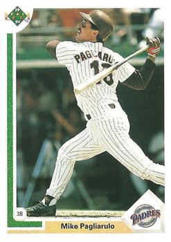 1991 Upper Deck #206 Mike Pagliarulo Front