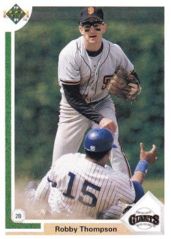 1991 Upper Deck #178 Robby Thompson Front