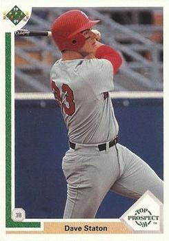 1991 Upper Deck #66 Dave Staton Front