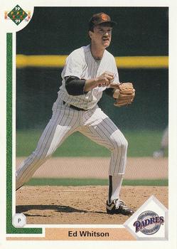 1991 Upper Deck #312 Ed Whitson Front