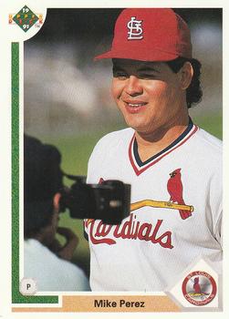 1991 Upper Deck #728 Mike Perez Front