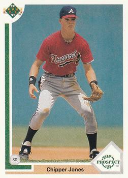 1991 Upper Deck #55 Chipper Jones Front