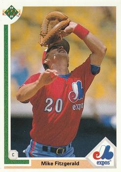 1991 Upper Deck #516 Mike Fitzgerald Front