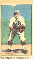 1920 W519-1-1 Strip Cards Type 1 Numbered #4 Ernie Krueger Front