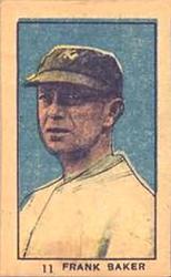 1920 W519-1-1 Strip Cards Type 1 Numbered #11 Frank Baker Front
